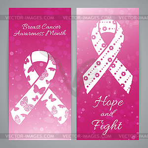 Breast Cancer Awareness month - vector image