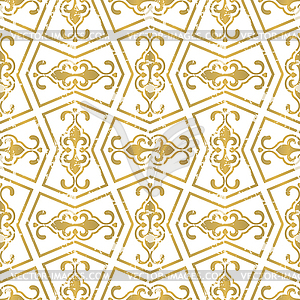 Seamless geometric tiling pattern - vector image