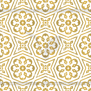 Seamless geometric tiling pattern - vector image