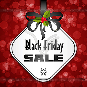 Black Friday sale background - vector clipart