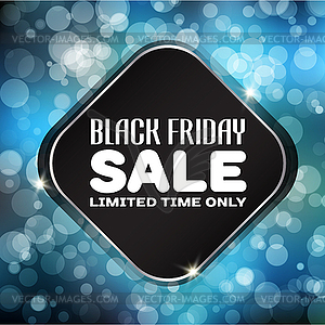 Black Friday sale background - vector image