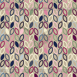 Seamless leaf pattern - vector clipart