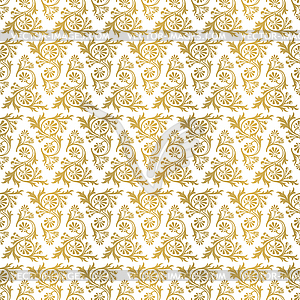 Seamless floral tiling pattern - vector clipart