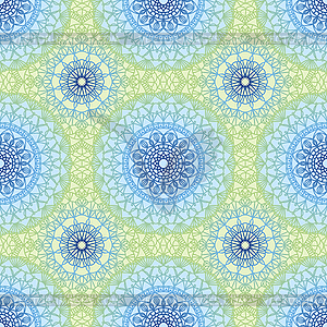 Seamless crochet pattern - vector clipart