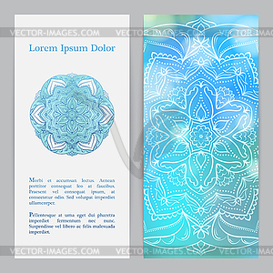 Flyer template set - vector clip art