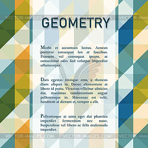 Абстрактный геометрический фон из треугольников - изображение векторного клипарта