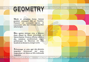 Abstract geometric background - vector image