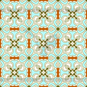 Seamless arabic pattern - vector clipart