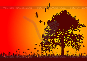 Fall Tree - vector EPS clipart