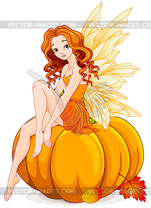 Pumpkin Fairy - vector image