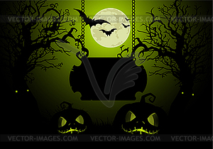 Halloween background - vector image