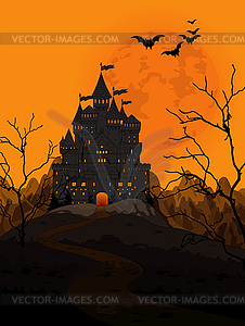 Halloween Kingdom - vector clip art