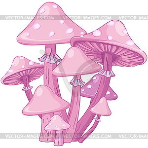 Magic Toadstools - vector image