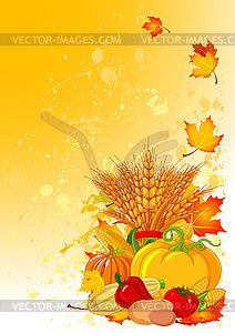 Harvest Background - vector image