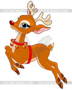 Christmas Deer - vector image