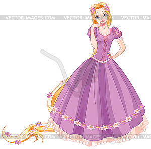 Beautiful Princess - vector image