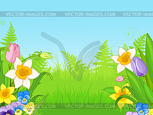 Wildflowers - vector image