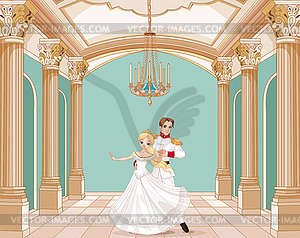 Prince and Princess - vector clipart