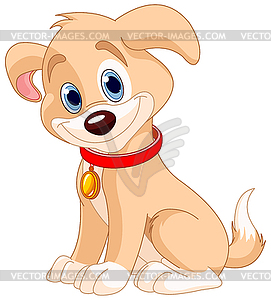 Cute Dog - royalty-free vector image