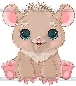 Cute Hamster - vector image