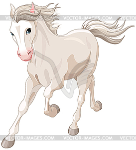 Running Horse - vector clipart