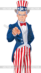 Uncle Sam Wants You! - vector clipart