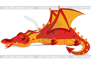 Red Dragon - vector clip art