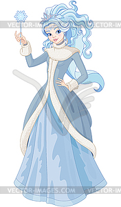 Snow Queen - vector clip art