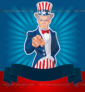 Uncle Sam Wants You! - vector clipart