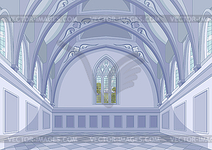 Castle Hall - royalty-free vector image