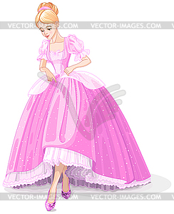 Cinderella - vector clip art