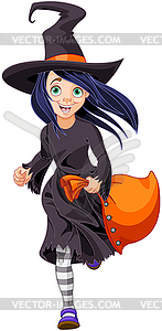 Halloween Witch - vector image