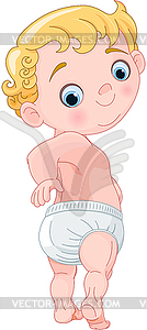 Cute Baby - vector clipart