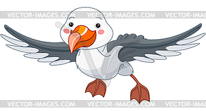 Albatross - color vector clipart