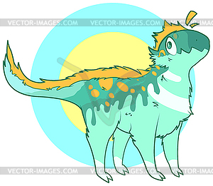 Cute dinosaur - vector image