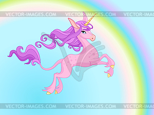 Magic Unicorn - vector clipart / vector image