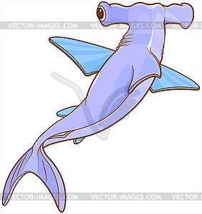 Hummer Shark - vector image