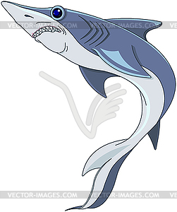 Blue Shark - vector clipart