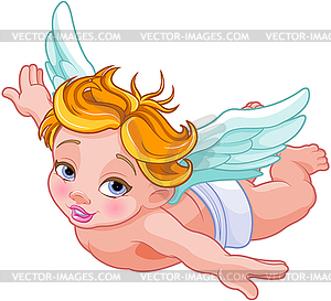 Valentines Day Cupid - vector clipart