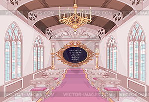 Castle Classroom - vector clip art