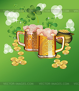 St. Patrick's Day - vector greeting card - vector clipart / vector image