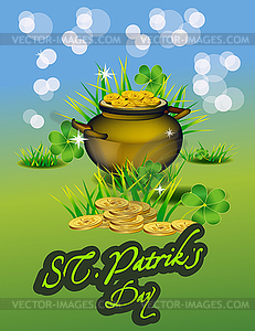  St. Patrick's Day symbols. Vector illustration - vector EPS clipart