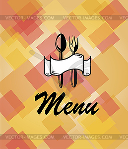 Banner for restaurant and cafe - vector image