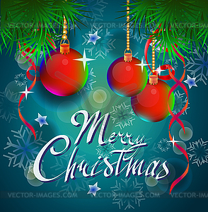 I Wish You A Merry Christmas And Happy New Year.Vector  - vector clipart