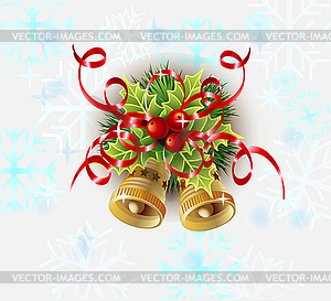 I Wish You A Merry Christmas And Happy New Year.Vector  - vector image