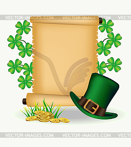 St. Patrick s Day - greeting card - vector clipart