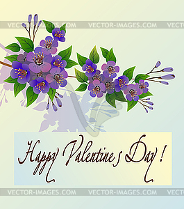 Valentines Day Party Poster Design - vector clipart