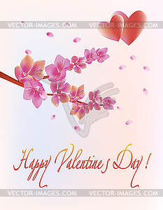 Valentines Day Party Poster Design - vector clipart / vector image