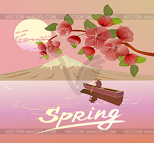 Spring , bouquet of flowers . - stock vector clipart