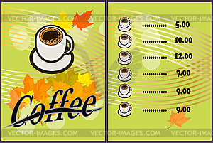 Coffee shop design elements vintage - royalty-free vector image